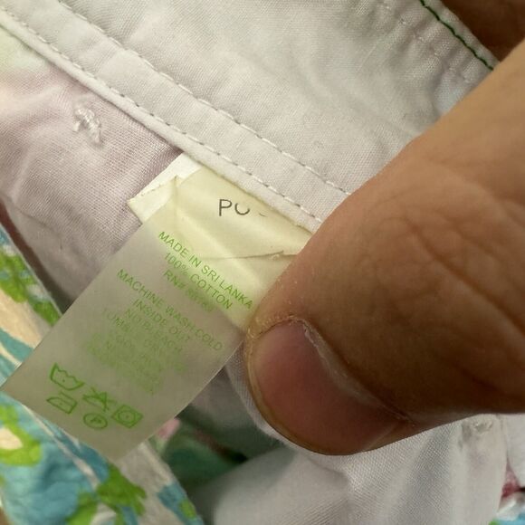 S Lilly Pulitzer Short Womens 8 The Buttercup Multicolor‎ Floral Print Beachy - Picture 7 of 7